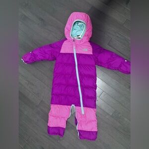 North face 550 down snowsuit